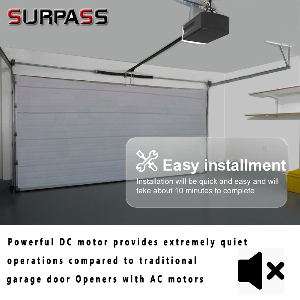 Surpass Garage Door Opener – 1000N to 1800N Automatic Garage Door Motor