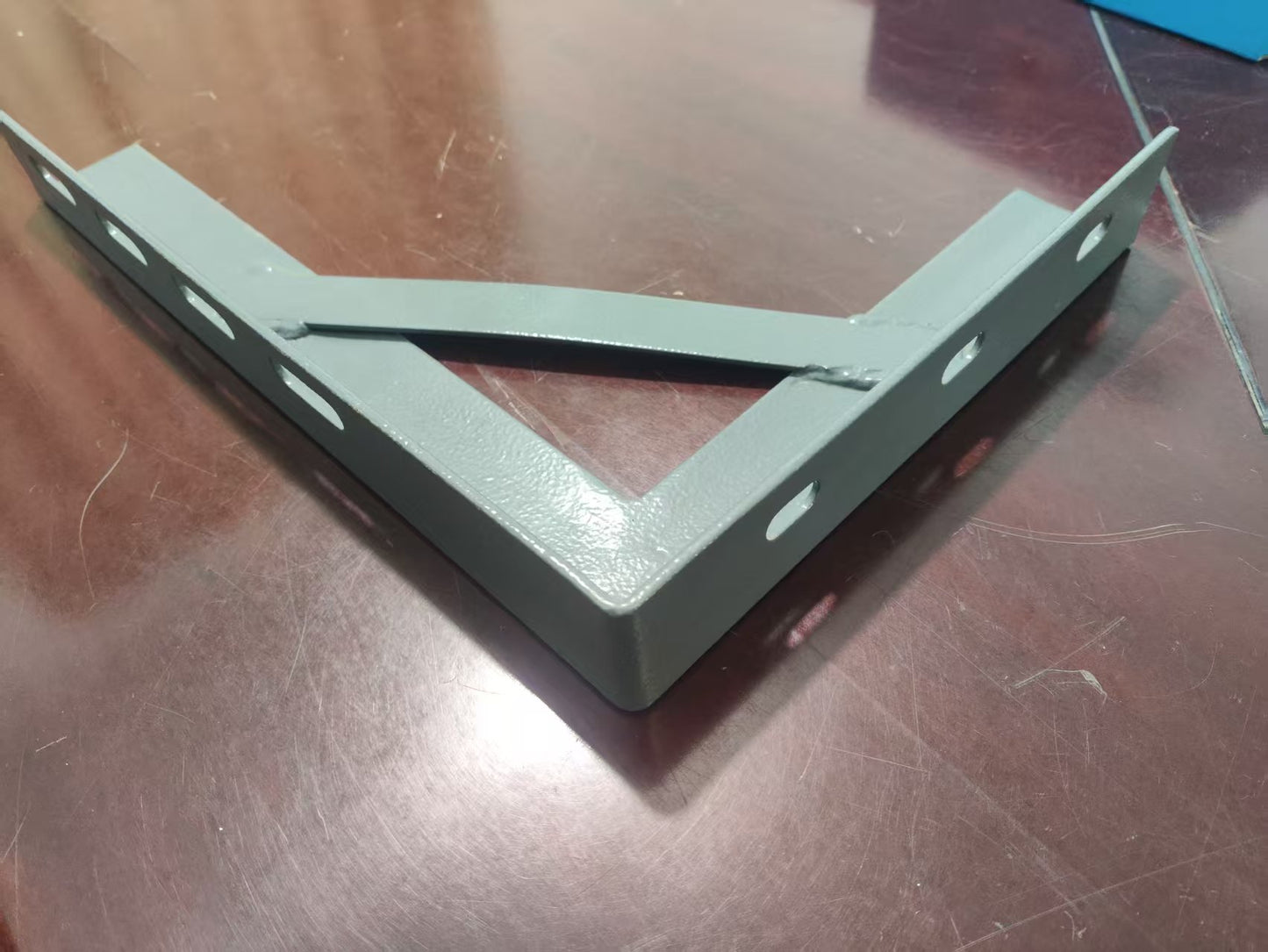 Pair of door brackets, air conditioner outdoor unit brackets, heavy-duty brackets, maximum load capacity 600 lbs.