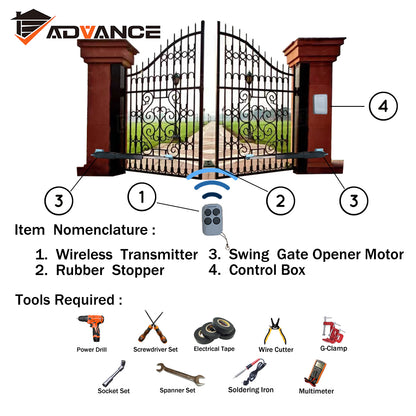 Swing Gate Opener - 350kg