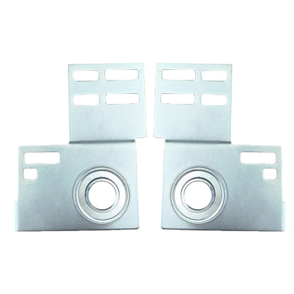 (1 Pair) End Bearing Plate Bracket, Garage Door Parts, Torsion Spring Bracket, Used for Wooden or Steel Door Brackets