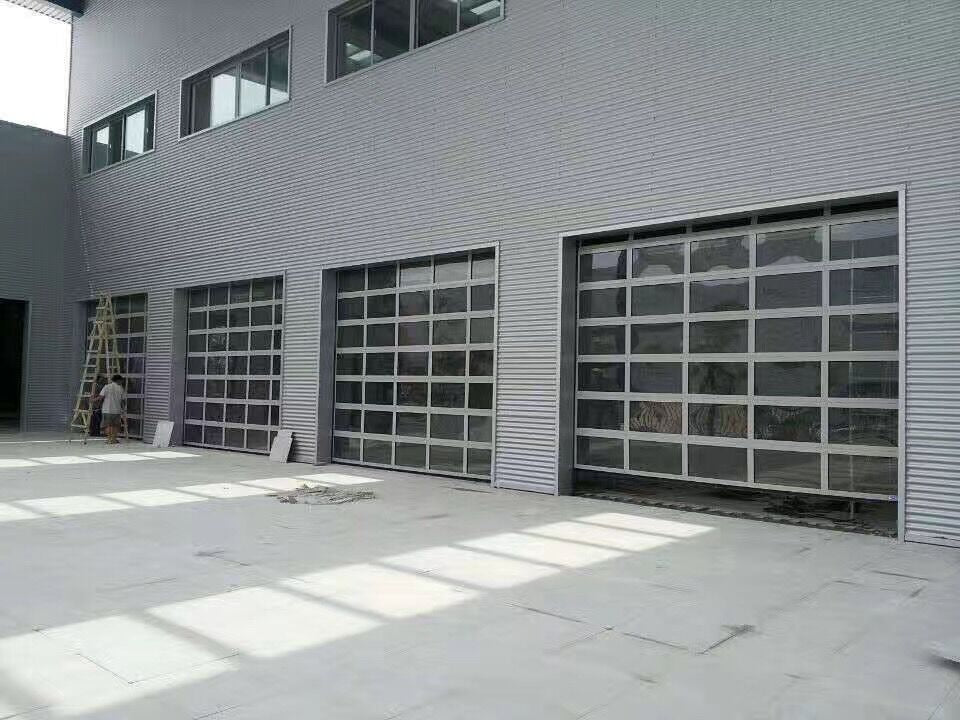 Glass Commercial Garage Door
