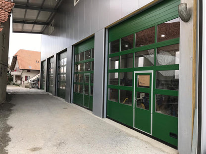 Glass Commercial Garage Door