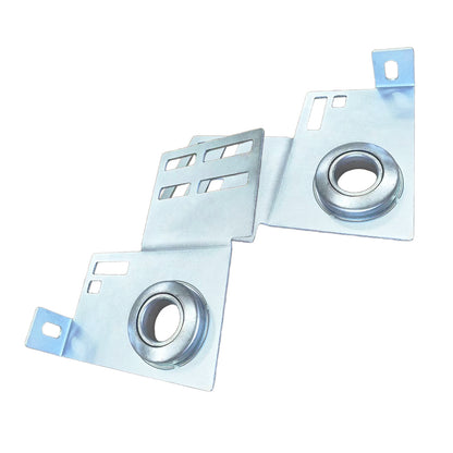 (1 Pair) End Bearing Plate Bracket, Garage Door Parts, Torsion Spring Bracket, Used for Wooden or Steel Door Brackets