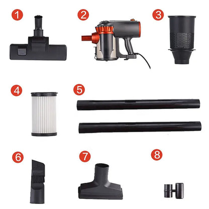 Multifunctional dusting powerful cane vacuum cleaner small household handheld vacuum cleaner