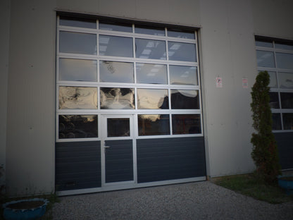Glass Commercial Garage Door