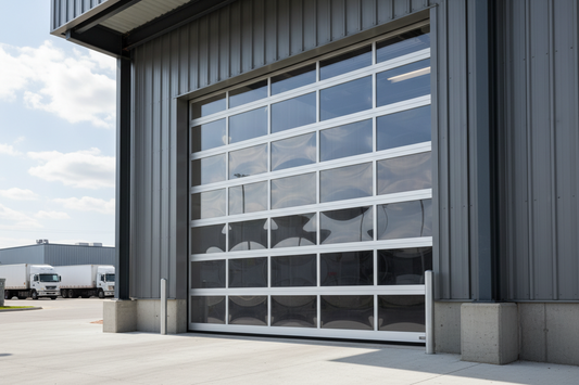 Glass Commercial Garage Door
